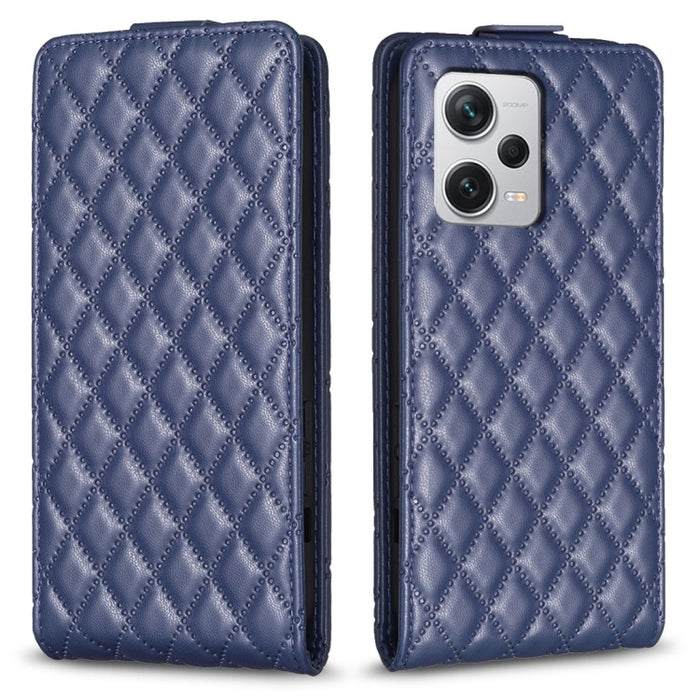 Estuche para teléfono de cuero con tapa vertical Diamond Lattice, For Xiaomi Redmi Note 13 Pro 4G Global, For Xiaomi Poco M6 Pro 4G, For Xiaomi Redmi Note 13 4G Global, For Xiaomi Redmi Note 13, For Xiaomi Redmi 13C, For Xiaomi Redmi Note 13 Pro+ 5G   ...