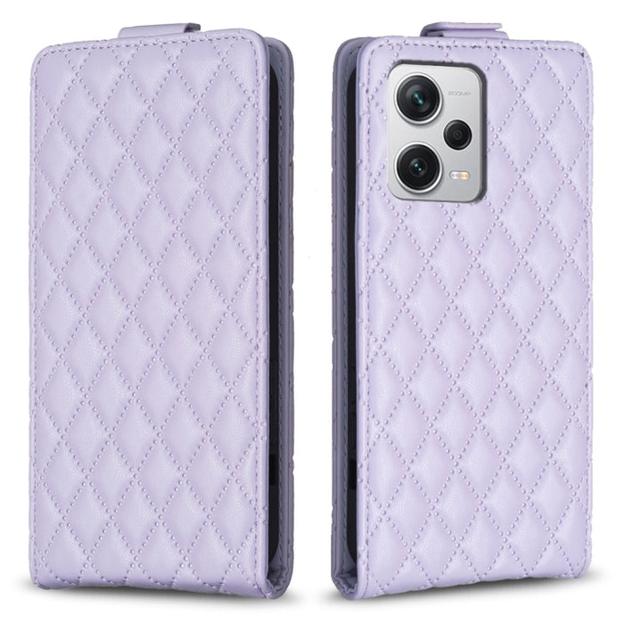 Estuche para teléfono de cuero con tapa vertical Diamond Lattice, For Xiaomi Redmi Note 13 Pro 4G Global, For Xiaomi Poco M6 Pro 4G, For Xiaomi Redmi Note 13 4G Global, For Xiaomi Redmi Note 13, For Xiaomi Redmi 13C, For Xiaomi Redmi Note 13 Pro+ 5G   ...