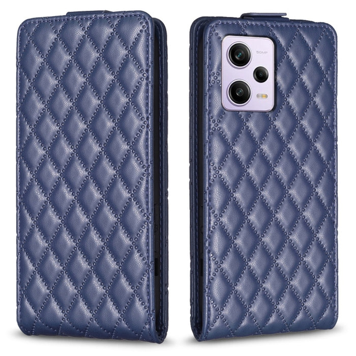 Estuche para teléfono de cuero con tapa vertical Diamond Lattice, For Xiaomi Redmi Note 13 Pro 4G Global, For Xiaomi Poco M6 Pro 4G, For Xiaomi Redmi Note 13 4G Global, For Xiaomi Redmi Note 13, For Xiaomi Redmi 13C, For Xiaomi Redmi Note 13 Pro+ 5G   ...