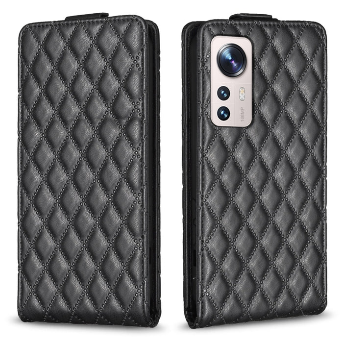 Estuche para teléfono de cuero con tapa vertical Diamond Lattice, For Redmi Note 12 5G Global, For Xiaomi 13 Lite / Civi 2, For Xiaomi Redmi K60 / K60 Pro, For Xiaomi 13 Pro, For Xiaomi 13, For Xiaomi 12T / 12T Pro, For Redmi Note 11 Pro 5G Global     ...