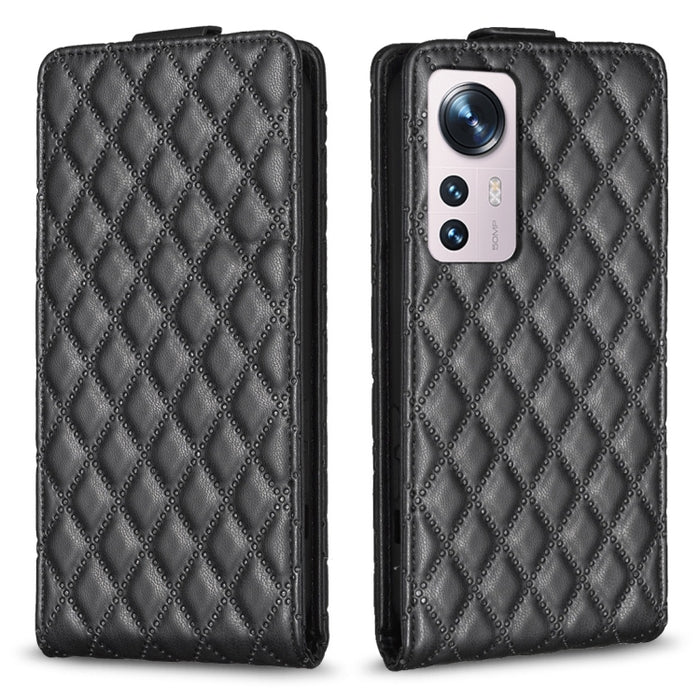 Estuche para teléfono de cuero con tapa vertical Diamond Lattice, For Redmi Note 12 5G Global, For Xiaomi 13 Lite / Civi 2, For Xiaomi Redmi K60 / K60 Pro, For Xiaomi 13 Pro, For Xiaomi 13, For Xiaomi 12T / 12T Pro, For Redmi Note 11 Pro 5G Global     ...