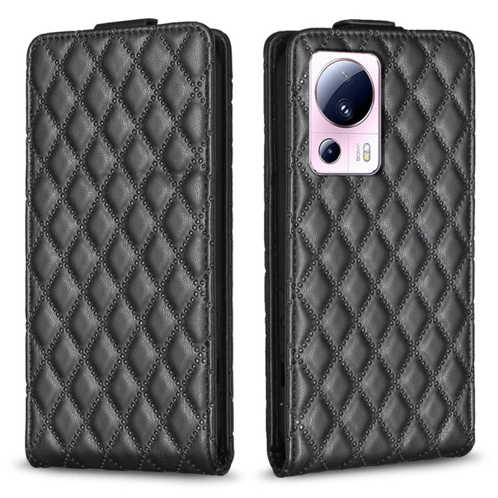 Estuche para teléfono de cuero con tapa vertical Diamond Lattice, For Redmi Note 12 5G Global, For Xiaomi 13 Lite / Civi 2, For Xiaomi Redmi K60 / K60 Pro, For Xiaomi 13 Pro, For Xiaomi 13, For Xiaomi 12T / 12T Pro, For Redmi Note 11 Pro 5G Global     ...