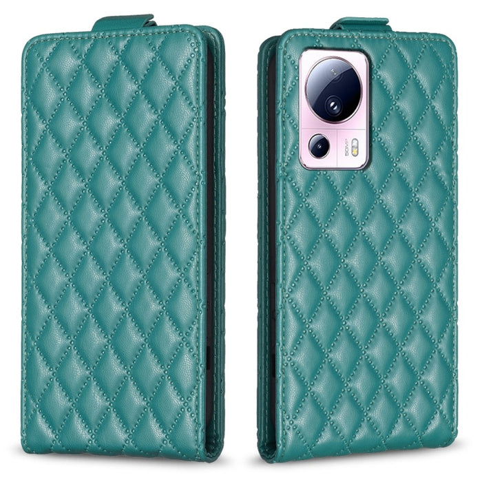 Estuche para teléfono de cuero con tapa vertical Diamond Lattice, For Redmi Note 12 5G Global, For Xiaomi 13 Lite / Civi 2, For Xiaomi Redmi K60 / K60 Pro, For Xiaomi 13 Pro, For Xiaomi 13, For Xiaomi 12T / 12T Pro, For Redmi Note 11 Pro 5G Global     ...