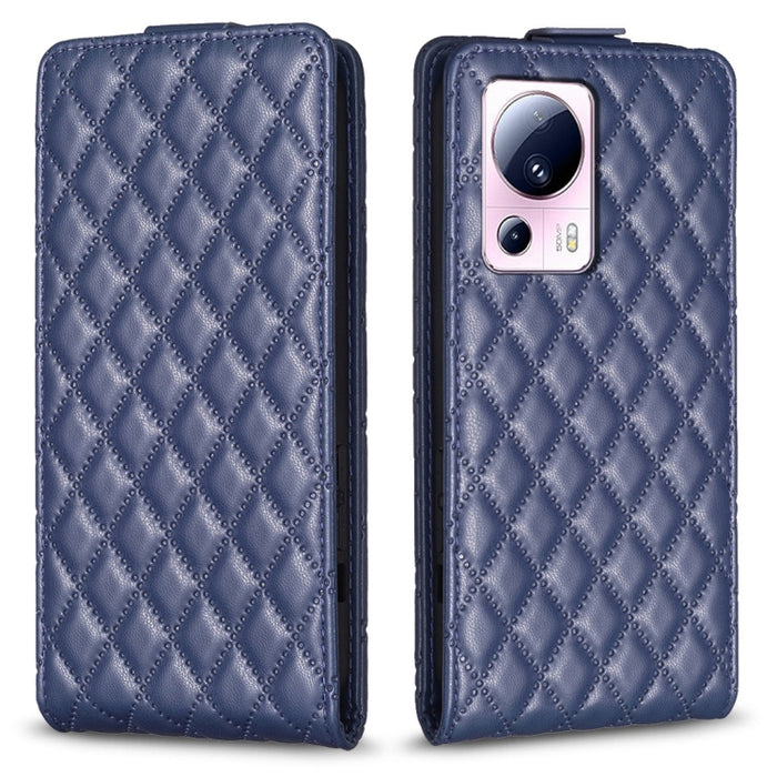 Estuche para teléfono de cuero con tapa vertical Diamond Lattice, For Redmi Note 12 5G Global, For Xiaomi 13 Lite / Civi 2, For Xiaomi Redmi K60 / K60 Pro, For Xiaomi 13 Pro, For Xiaomi 13, For Xiaomi 12T / 12T Pro, For Redmi Note 11 Pro 5G Global     ...