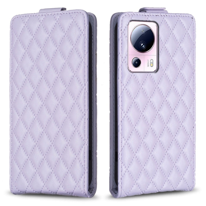 Estuche para teléfono de cuero con tapa vertical Diamond Lattice, For Redmi Note 12 5G Global, For Xiaomi 13 Lite / Civi 2, For Xiaomi Redmi K60 / K60 Pro, For Xiaomi 13 Pro, For Xiaomi 13, For Xiaomi 12T / 12T Pro, For Redmi Note 11 Pro 5G Global     ...