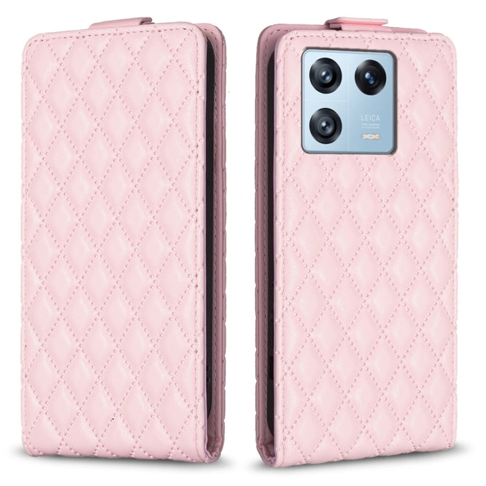 Estuche para teléfono de cuero con tapa vertical Diamond Lattice, For Redmi Note 12 5G Global, For Xiaomi 13 Lite / Civi 2, For Xiaomi Redmi K60 / K60 Pro, For Xiaomi 13 Pro, For Xiaomi 13, For Xiaomi 12T / 12T Pro, For Redmi Note 11 Pro 5G Global     ...