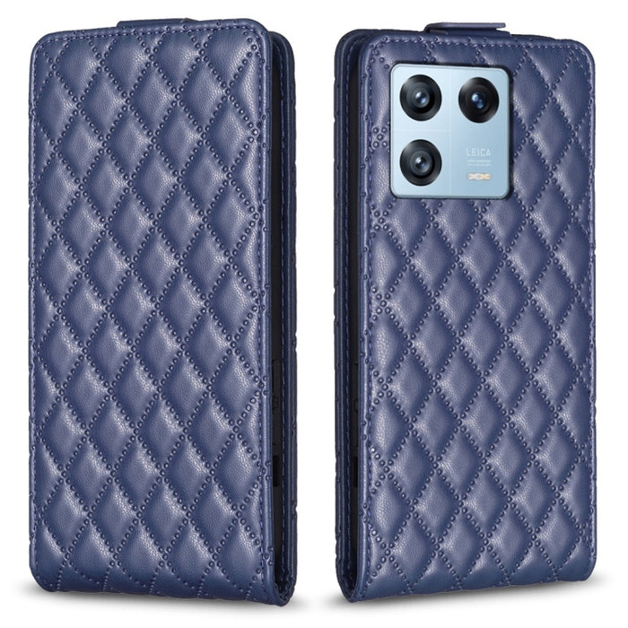 Estuche para teléfono de cuero con tapa vertical Diamond Lattice, For Redmi Note 12 5G Global, For Xiaomi 13 Lite / Civi 2, For Xiaomi Redmi K60 / K60 Pro, For Xiaomi 13 Pro, For Xiaomi 13, For Xiaomi 12T / 12T Pro, For Redmi Note 11 Pro 5G Global     ...