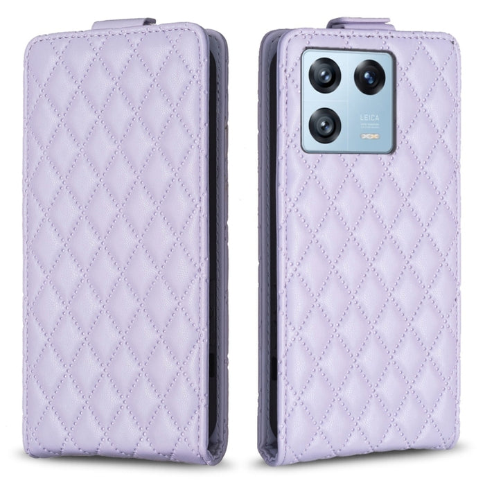 Estuche para teléfono de cuero con tapa vertical Diamond Lattice, For Redmi Note 12 5G Global, For Xiaomi 13 Lite / Civi 2, For Xiaomi Redmi K60 / K60 Pro, For Xiaomi 13 Pro, For Xiaomi 13, For Xiaomi 12T / 12T Pro, For Redmi Note 11 Pro 5G Global     ...