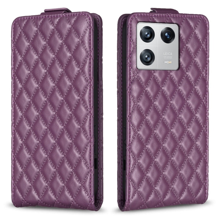 Estuche para teléfono de cuero con tapa vertical Diamond Lattice, For Redmi Note 12 5G Global, For Xiaomi 13 Lite / Civi 2, For Xiaomi Redmi K60 / K60 Pro, For Xiaomi 13 Pro, For Xiaomi 13, For Xiaomi 12T / 12T Pro, For Redmi Note 11 Pro 5G Global     ...