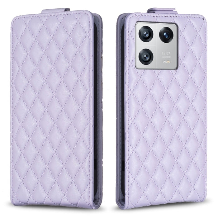 Estuche para teléfono de cuero con tapa vertical Diamond Lattice, For Redmi Note 12 5G Global, For Xiaomi 13 Lite / Civi 2, For Xiaomi Redmi K60 / K60 Pro, For Xiaomi 13 Pro, For Xiaomi 13, For Xiaomi 12T / 12T Pro, For Redmi Note 11 Pro 5G Global     ...