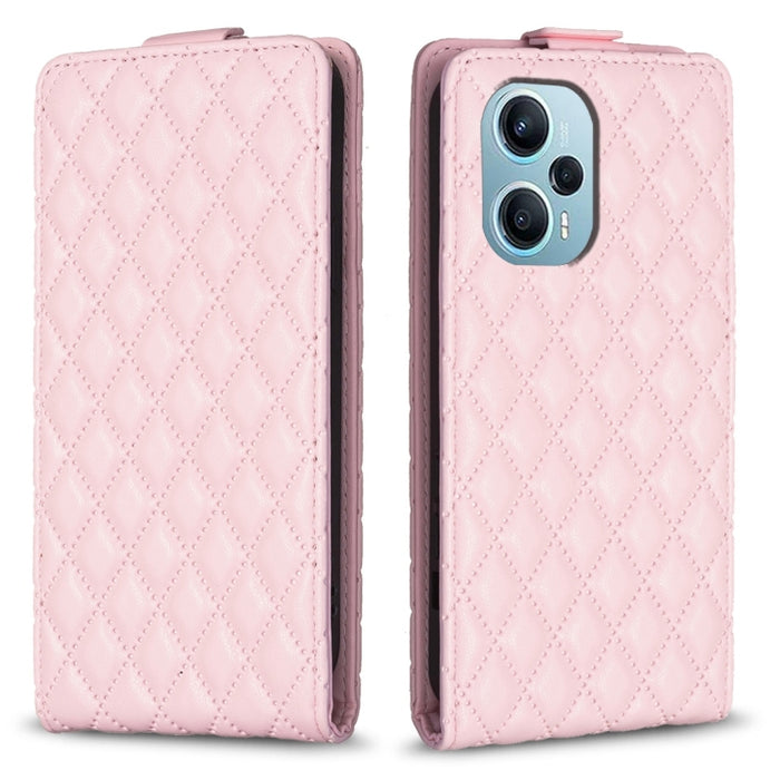 Estuche para teléfono de cuero con tapa vertical Diamond Lattice, For Xiaomi Redmi Note 13 Pro 4G Global, For Xiaomi Poco M6 Pro 4G, For Xiaomi Redmi Note 13 4G Global, For Xiaomi Redmi Note 13, For Xiaomi Redmi 13C, For Xiaomi Redmi Note 13 Pro+ 5G   ...