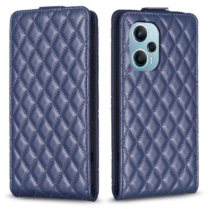Estuche para teléfono de cuero con tapa vertical Diamond Lattice, For Xiaomi Redmi Note 13 Pro 4G Global, For Xiaomi Poco M6 Pro 4G, For Xiaomi Redmi Note 13 4G Global, For Xiaomi Redmi Note 13, For Xiaomi Redmi 13C, For Xiaomi Redmi Note 13 Pro+ 5G   ...