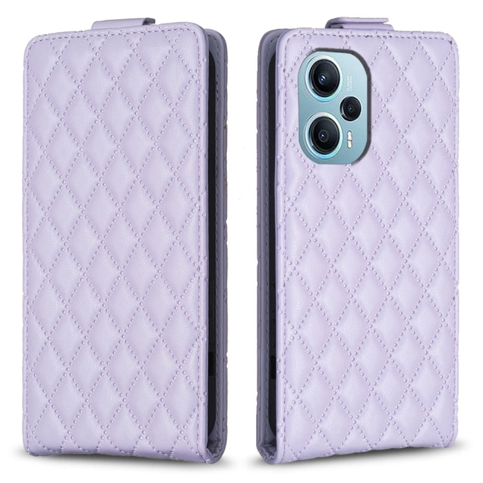 Estuche para teléfono de cuero con tapa vertical Diamond Lattice, For Xiaomi Redmi Note 13 Pro 4G Global, For Xiaomi Poco M6 Pro 4G, For Xiaomi Redmi Note 13 4G Global, For Xiaomi Redmi Note 13, For Xiaomi Redmi 13C, For Xiaomi Redmi Note 13 Pro+ 5G   ...