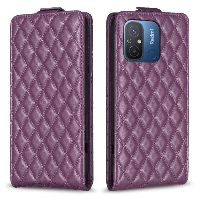Estuche para teléfono de cuero con tapa vertical Diamond Lattice, For Xiaomi Redmi Note 13 Pro 4G Global, For Xiaomi Poco M6 Pro 4G, For Xiaomi Redmi Note 13 4G Global, For Xiaomi Redmi Note 13, For Xiaomi Redmi 13C, For Xiaomi Redmi Note 13 Pro+ 5G   ...