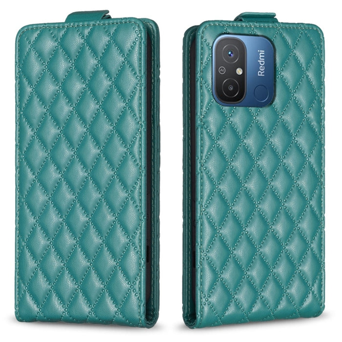 Estuche para teléfono de cuero con tapa vertical Diamond Lattice, For Xiaomi Redmi Note 13 Pro 4G Global, For Xiaomi Poco M6 Pro 4G, For Xiaomi Redmi Note 13 4G Global, For Xiaomi Redmi Note 13, For Xiaomi Redmi 13C, For Xiaomi Redmi Note 13 Pro+ 5G   ...