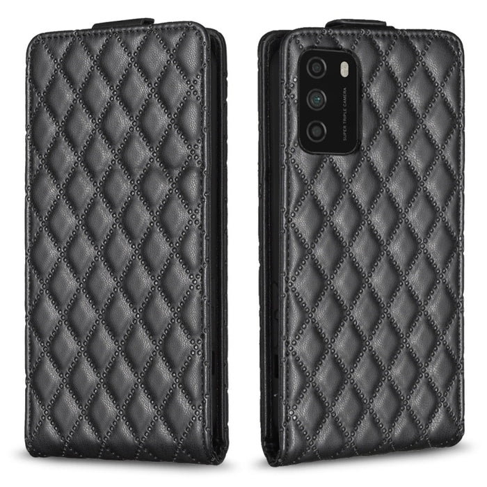 Estuche para teléfono de cuero con tapa vertical Diamond Lattice, For Xiaomi Redmi 9A, For Xiaomi Redmi 9, For Xiaomi Redmi 9C, For Redmi Note 9 / 10X 4G, For Redmi Note 9 Pro / 9 Pro Max