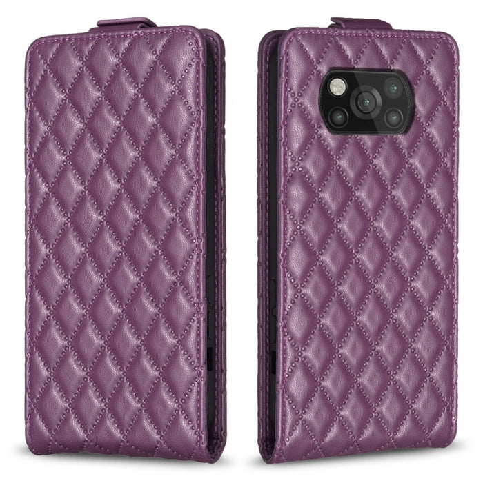 Estuche para teléfono de cuero con tapa vertical Diamond Lattice, For Xiaomi Redmi 9A, For Xiaomi Redmi 9, For Xiaomi Redmi 9C, For Redmi Note 9 / 10X 4G, For Redmi Note 9 Pro / 9 Pro Max
