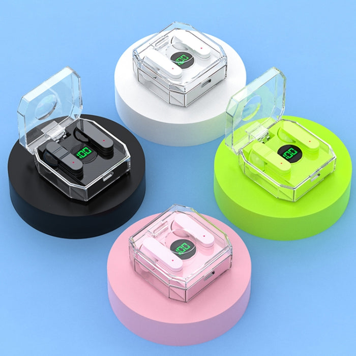 K30 Cápsula transparente Pantalla digital Control táctil Auriculares Bluetooth, K30