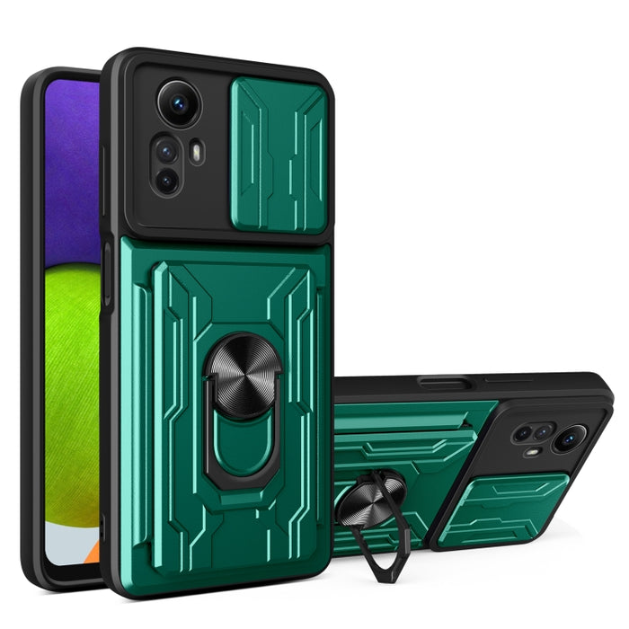 Funda deslizante para teléfono Camshield TPU+PC con ranura para tarjeta, For Redmi A5 4G 173.3mm, For Redmi Note 14 Pro 4G, For Redmi Note 14 4G 163.25mm, For Redmi Note 14 5G, For Redmi Note 14 Pro+ 5G, For Redmi Note 14 Pro 5G, For Redmi 13 4G Global...