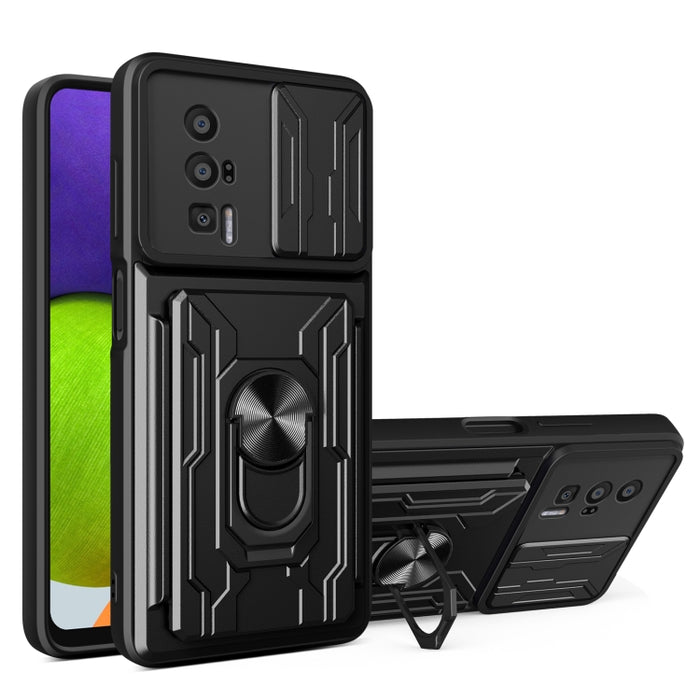 Funda deslizante para teléfono Camshield TPU+PC con ranura para tarjeta, For Redmi A5 4G 173.3mm, For Redmi Note 14 Pro 4G, For Redmi Note 14 4G 163.25mm, For Redmi Note 14 5G, For Redmi Note 14 Pro+ 5G, For Redmi Note 14 Pro 5G, For Redmi 13 4G Global...