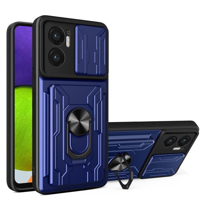 Funda deslizante para teléfono Camshield TPU+PC con ranura para tarjeta, For Redmi A5 4G 173.3mm, For Redmi Note 14 Pro 4G, For Redmi Note 14 4G 163.25mm, For Redmi Note 14 5G, For Redmi Note 14 Pro+ 5G, For Redmi Note 14 Pro 5G, For Redmi 13 4G Global...