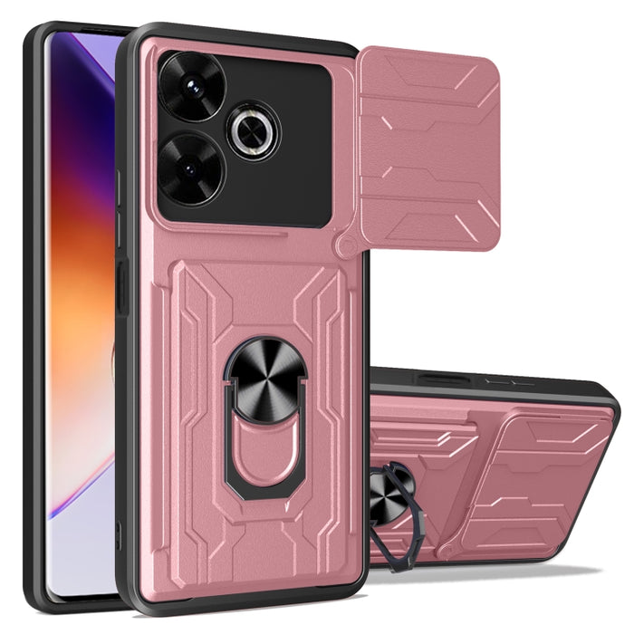Funda deslizante para teléfono Camshield TPU+PC con ranura para tarjeta, For Redmi A5 4G 173.3mm, For Redmi Note 14 Pro 4G, For Redmi Note 14 4G 163.25mm, For Redmi Note 14 5G, For Redmi Note 14 Pro+ 5G, For Redmi Note 14 Pro 5G, For Redmi 13 4G Global...