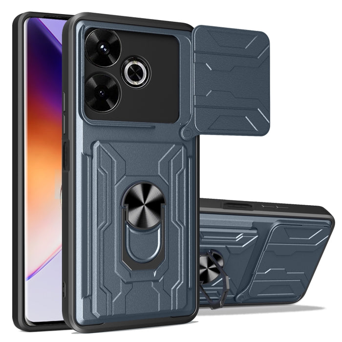 Funda deslizante para teléfono Camshield TPU+PC con ranura para tarjeta, For Redmi A5 4G 173.3mm, For Redmi Note 14 Pro 4G, For Redmi Note 14 4G 163.25mm, For Redmi Note 14 5G, For Redmi Note 14 Pro+ 5G, For Redmi Note 14 Pro 5G, For Redmi 13 4G Global...