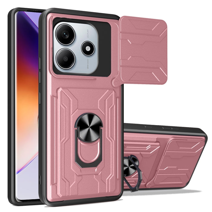 Funda deslizante para teléfono Camshield TPU+PC con ranura para tarjeta, For Redmi A5 4G 173.3mm, For Redmi Note 14 Pro 4G, For Redmi Note 14 4G 163.25mm, For Redmi Note 14 5G, For Redmi Note 14 Pro+ 5G, For Redmi Note 14 Pro 5G, For Redmi 13 4G Global...