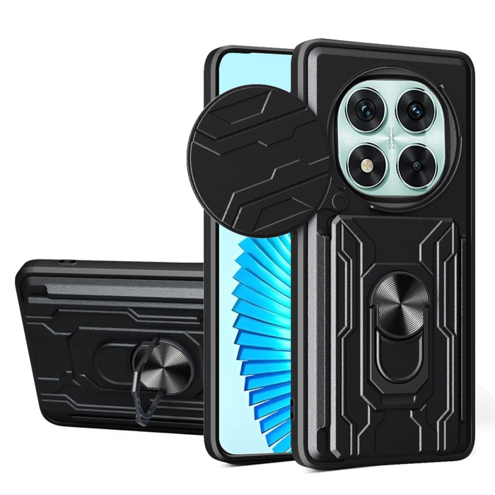 Funda deslizante para teléfono Camshield TPU+PC con ranura para tarjeta, For Redmi A5 4G 173.3mm, For Redmi Note 14 Pro 4G, For Redmi Note 14 4G 163.25mm, For Redmi Note 14 5G, For Redmi Note 14 Pro+ 5G, For Redmi Note 14 Pro 5G, For Redmi 13 4G Global...