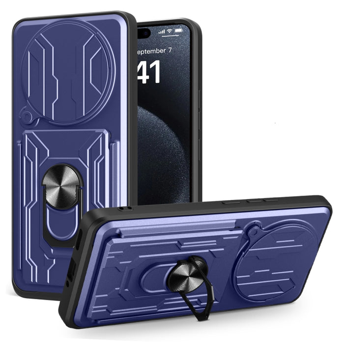 Funda deslizante para teléfono Camshield TPU+PC con ranura para tarjeta, For Redmi A5 4G 173.3mm, For Redmi Note 14 Pro 4G, For Redmi Note 14 4G 163.25mm, For Redmi Note 14 5G, For Redmi Note 14 Pro+ 5G, For Redmi Note 14 Pro 5G, For Redmi 13 4G Global...