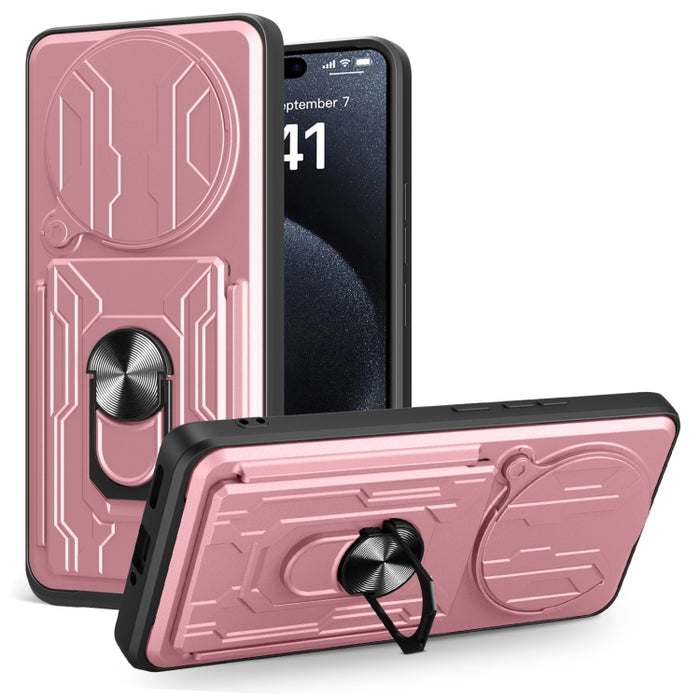 Funda deslizante para teléfono Camshield TPU+PC con ranura para tarjeta, For Redmi A5 4G 173.3mm, For Redmi Note 14 Pro 4G, For Redmi Note 14 4G 163.25mm, For Redmi Note 14 5G, For Redmi Note 14 Pro+ 5G, For Redmi Note 14 Pro 5G, For Redmi 13 4G Global...