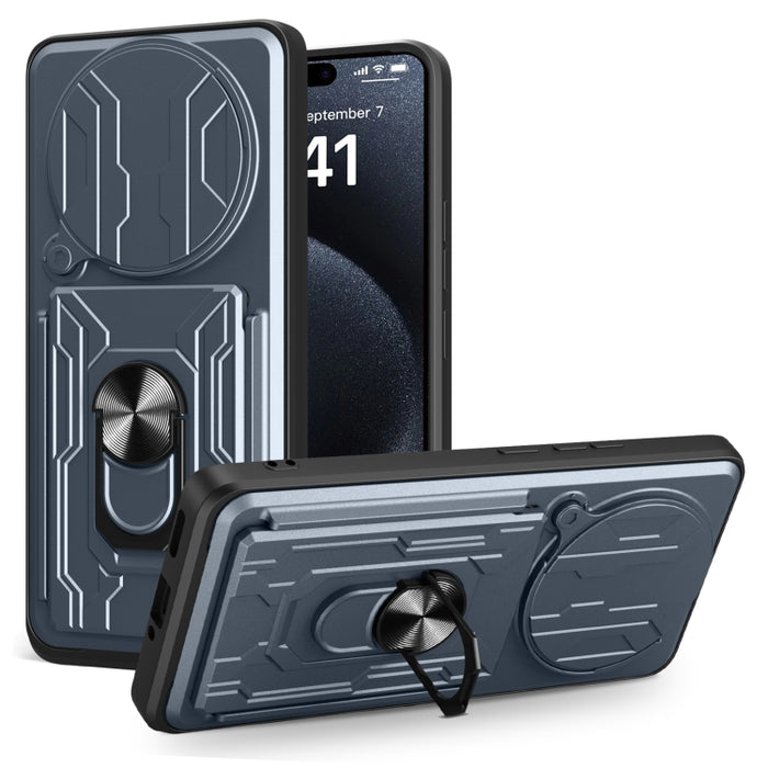 Funda deslizante para teléfono Camshield TPU+PC con ranura para tarjeta, For Redmi A5 4G 173.3mm, For Redmi Note 14 Pro 4G, For Redmi Note 14 4G 163.25mm, For Redmi Note 14 5G, For Redmi Note 14 Pro+ 5G, For Redmi Note 14 Pro 5G, For Redmi 13 4G Global...