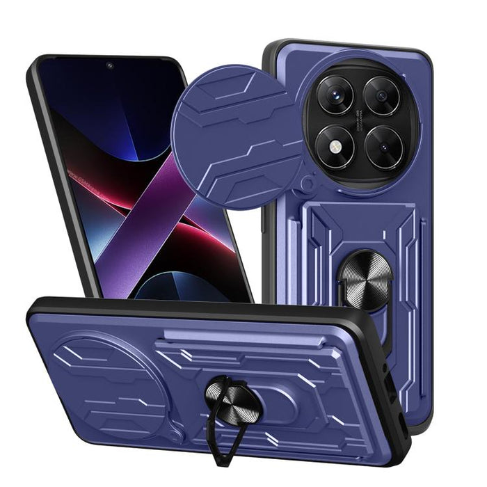 Funda deslizante para teléfono Camshield TPU+PC con ranura para tarjeta, For Redmi A5 4G 173.3mm, For Redmi Note 14 Pro 4G, For Redmi Note 14 4G 163.25mm, For Redmi Note 14 5G, For Redmi Note 14 Pro+ 5G, For Redmi Note 14 Pro 5G, For Redmi 13 4G Global...