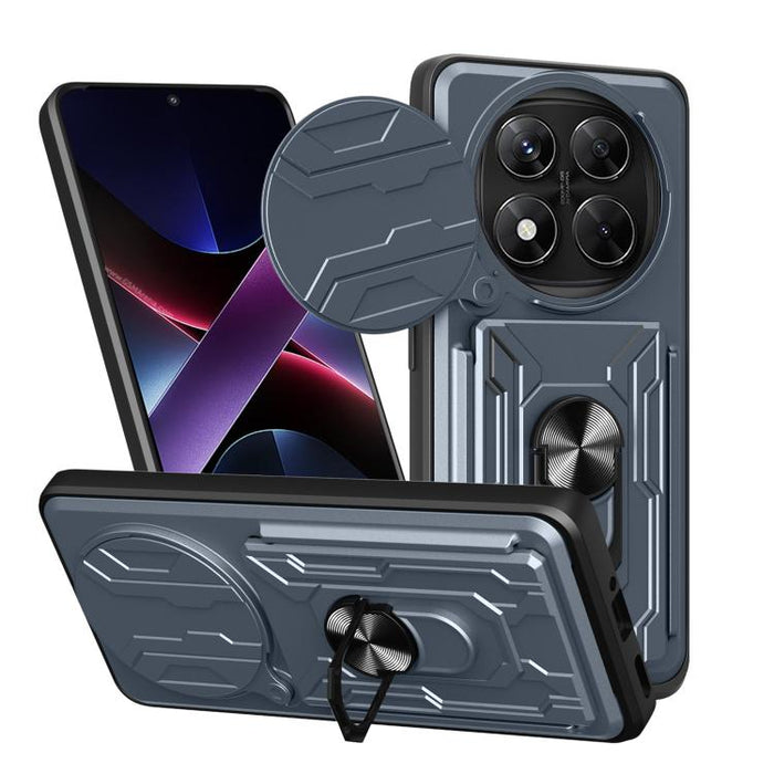 Funda deslizante para teléfono Camshield TPU+PC con ranura para tarjeta, For Redmi A5 4G 173.3mm, For Redmi Note 14 Pro 4G, For Redmi Note 14 4G 163.25mm, For Redmi Note 14 5G, For Redmi Note 14 Pro+ 5G, For Redmi Note 14 Pro 5G, For Redmi 13 4G Global...