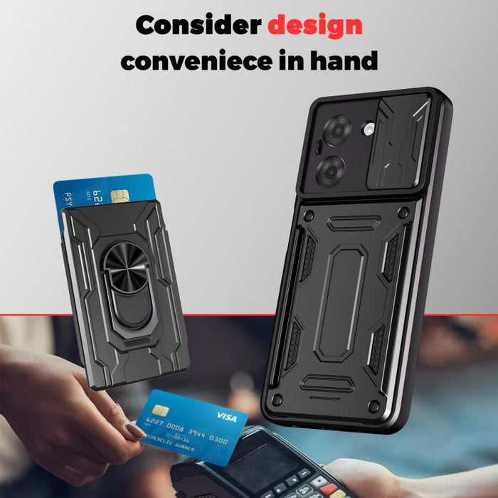 Funda deslizante para teléfono Camshield TPU+PC con ranura para tarjeta, For Redmi A5 4G 173.3mm, For Redmi Note 14 Pro 4G, For Redmi Note 14 4G 163.25mm, For Redmi Note 14 5G, For Redmi Note 14 Pro+ 5G, For Redmi Note 14 Pro 5G, For Redmi 13 4G Global...