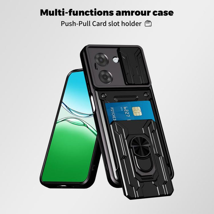 Funda deslizante para teléfono Camshield TPU+PC con ranura para tarjeta, For Redmi A5 4G 173.3mm, For Redmi Note 14 Pro 4G, For Redmi Note 14 4G 163.25mm, For Redmi Note 14 5G, For Redmi Note 14 Pro+ 5G, For Redmi Note 14 Pro 5G, For Redmi 13 4G Global...