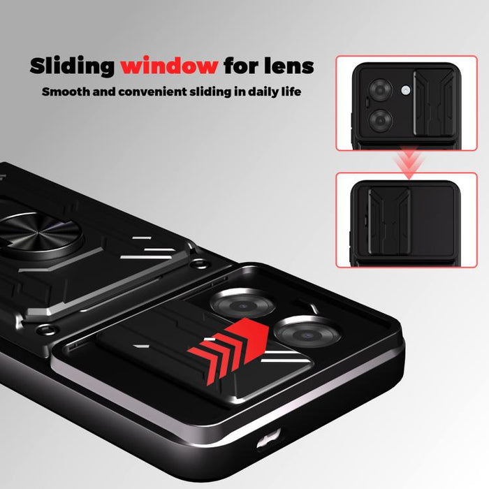 Funda deslizante para teléfono Camshield TPU+PC con ranura para tarjeta, For Redmi A5 4G 173.3mm, For Redmi Note 14 Pro 4G, For Redmi Note 14 4G 163.25mm, For Redmi Note 14 5G, For Redmi Note 14 Pro+ 5G, For Redmi Note 14 Pro 5G, For Redmi 13 4G Global...