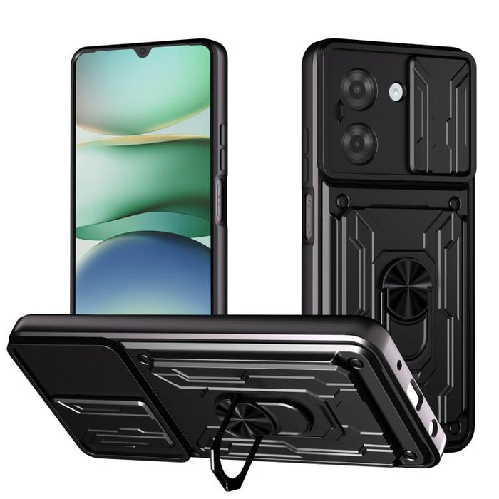 Funda deslizante para teléfono Camshield TPU+PC con ranura para tarjeta, For Redmi A5 4G 173.3mm, For Redmi Note 14 Pro 4G, For Redmi Note 14 4G 163.25mm, For Redmi Note 14 5G, For Redmi Note 14 Pro+ 5G, For Redmi Note 14 Pro 5G, For Redmi 13 4G Global...