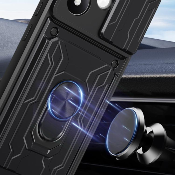 Funda deslizante para teléfono Camshield TPU+PC con ranura para tarjeta, For Redmi A5 4G 173.3mm, For Redmi Note 14 Pro 4G, For Redmi Note 14 4G 163.25mm, For Redmi Note 14 5G, For Redmi Note 14 Pro+ 5G, For Redmi Note 14 Pro 5G, For Redmi 13 4G Global...