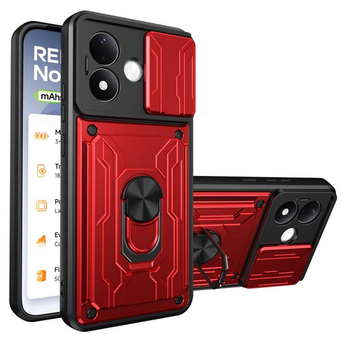 Funda deslizante para teléfono Camshield TPU+PC con ranura para tarjeta, For Redmi A5 4G 173.3mm, For Redmi Note 14 Pro 4G, For Redmi Note 14 4G 163.25mm, For Redmi Note 14 5G, For Redmi Note 14 Pro+ 5G, For Redmi Note 14 Pro 5G, For Redmi 13 4G Global...