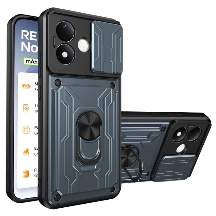 Funda deslizante para teléfono Camshield TPU+PC con ranura para tarjeta, For Redmi A5 4G 173.3mm, For Redmi Note 14 Pro 4G, For Redmi Note 14 4G 163.25mm, For Redmi Note 14 5G, For Redmi Note 14 Pro+ 5G, For Redmi Note 14 Pro 5G, For Redmi 13 4G Global...