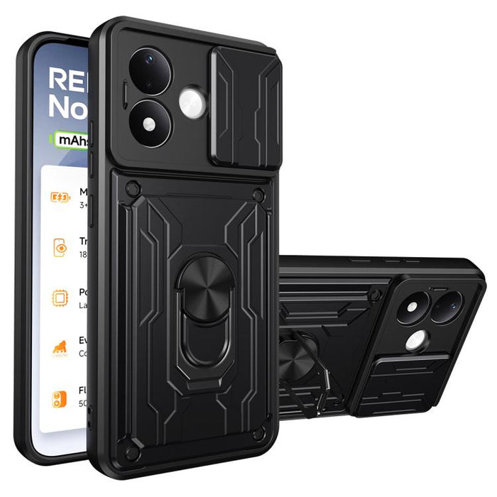 Funda deslizante para teléfono Camshield TPU+PC con ranura para tarjeta, For Redmi A5 4G 173.3mm, For Redmi Note 14 Pro 4G, For Redmi Note 14 4G 163.25mm, For Redmi Note 14 5G, For Redmi Note 14 Pro+ 5G, For Redmi Note 14 Pro 5G, For Redmi 13 4G Global...