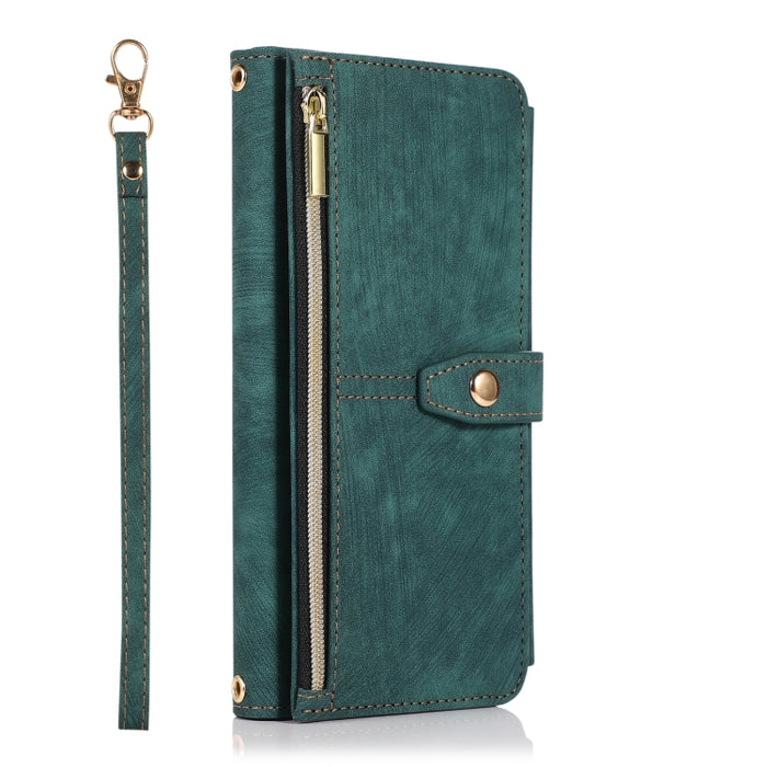 Estuche de cuero para teléfono Dream 9-Card Wallet Zipper Bag, For Xiaomi Redmi Note 11s, For Xiaomi Redmi K40, For Xiaomi Mi 10T, For Xiaomi Poco X3 NFC, For Xiaomi Redmi 9C