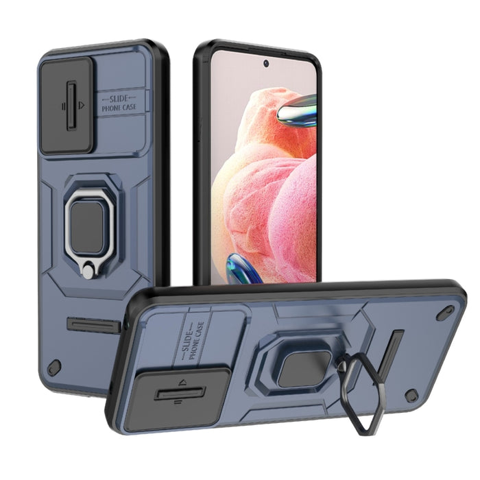 Deslizante Camshield TPU + PC Funda para teléfono a prueba de golpes con soporte, For Xiaomi Redmi 13 4G Global, For Xiaomi Redmi Turbo 3 5G, For Xiaomi Redmi A3 4G Global, For Xiaomi Redmi Note 13 Pro 4G Global, For Xiaomi Redmi Note 13 4G Global     ...