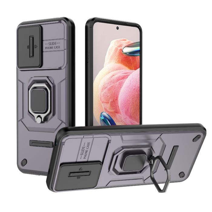 Deslizante Camshield TPU + PC Funda para teléfono a prueba de golpes con soporte, For Xiaomi Redmi 13 4G Global, For Xiaomi Redmi Turbo 3 5G, For Xiaomi Redmi A3 4G Global, For Xiaomi Redmi Note 13 Pro 4G Global, For Xiaomi Redmi Note 13 4G Global     ...
