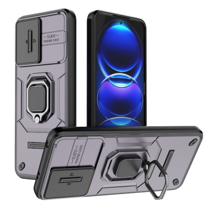 Deslizante Camshield TPU + PC Funda para teléfono a prueba de golpes con soporte, For Xiaomi Redmi 13 4G Global, For Xiaomi Redmi Turbo 3 5G, For Xiaomi Redmi A3 4G Global, For Xiaomi Redmi Note 13 Pro 4G Global, For Xiaomi Redmi Note 13 4G Global     ...