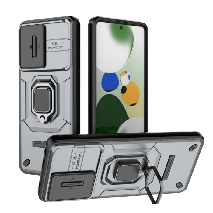 Deslizante Camshield TPU + PC Funda para teléfono a prueba de golpes con soporte, For Xiaomi Redmi 13 4G Global, For Xiaomi Redmi Turbo 3 5G, For Xiaomi Redmi A3 4G Global, For Xiaomi Redmi Note 13 Pro 4G Global, For Xiaomi Redmi Note 13 4G Global     ...