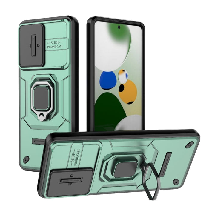 Deslizante Camshield TPU + PC Funda para teléfono a prueba de golpes con soporte, For Xiaomi Redmi 13 4G Global, For Xiaomi Redmi Turbo 3 5G, For Xiaomi Redmi A3 4G Global, For Xiaomi Redmi Note 13 Pro 4G Global, For Xiaomi Redmi Note 13 4G Global     ...