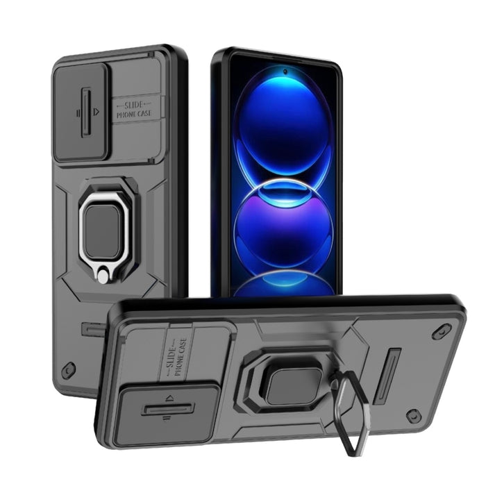 Deslizante Camshield TPU + PC Funda para teléfono a prueba de golpes con soporte, For Xiaomi Redmi 13 4G Global, For Xiaomi Redmi Turbo 3 5G, For Xiaomi Redmi A3 4G Global, For Xiaomi Redmi Note 13 Pro 4G Global, For Xiaomi Redmi Note 13 4G Global     ...