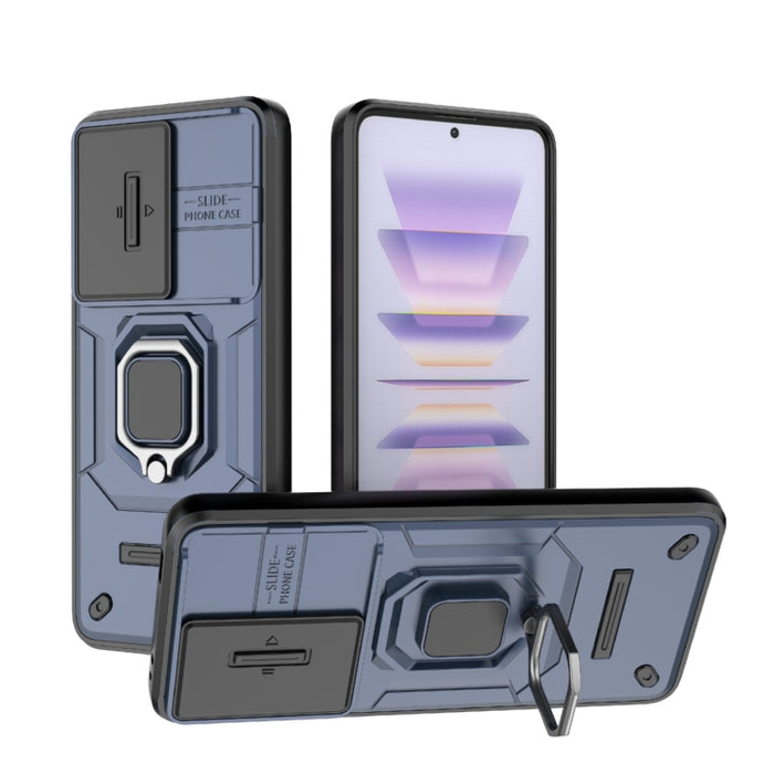 Deslizante Camshield TPU + PC Funda para teléfono a prueba de golpes con soporte, For Xiaomi Redmi K60 Ultra 5G, For Xiaomi Redmi K60 5G